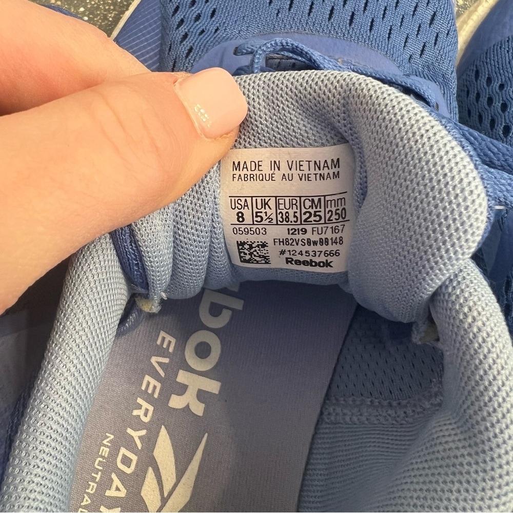 {Reebok} Women’s Harmony Road 3.5 Blue Blast/Cornflower Blue/Black (FU7167) - Picture 12 of 14